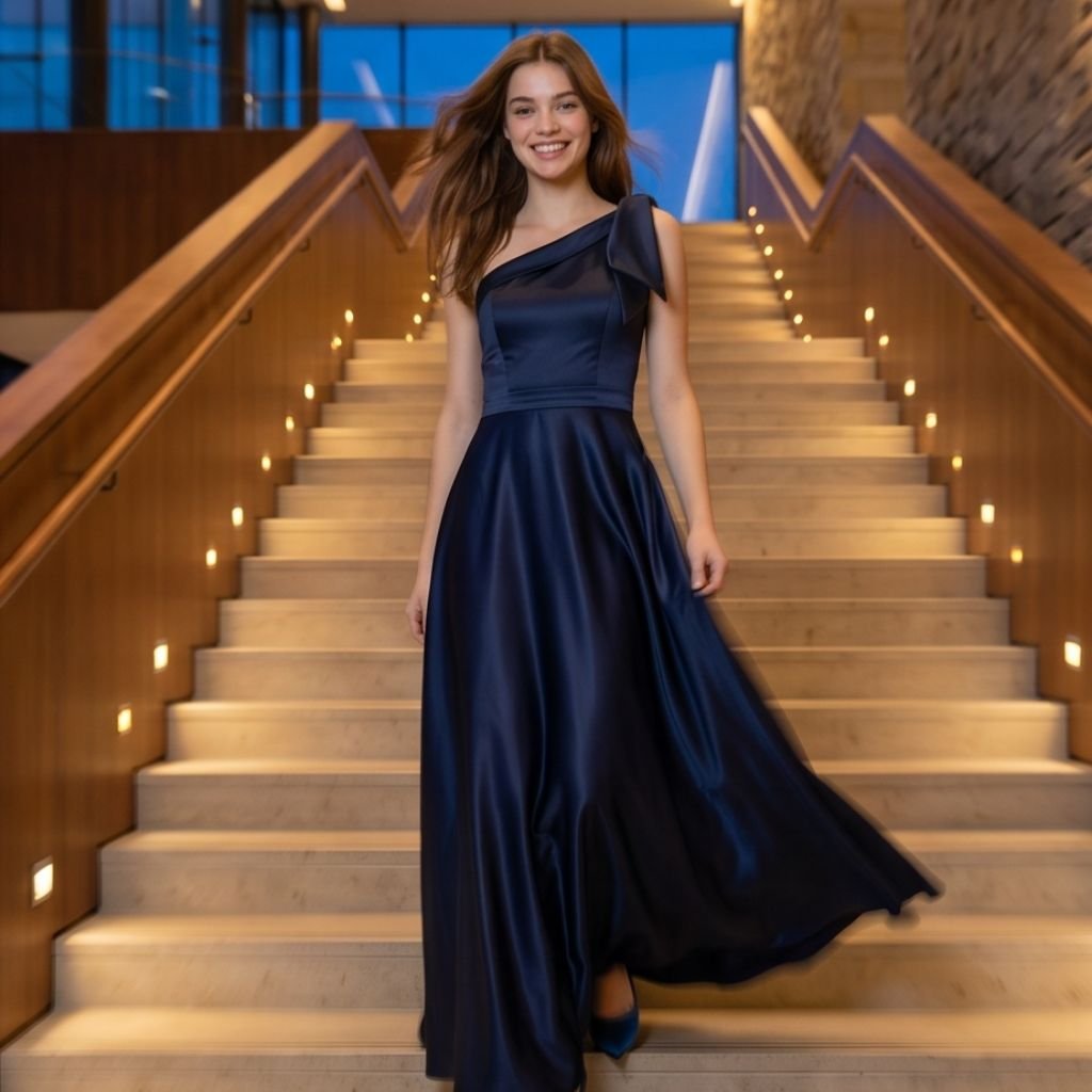 Vestido Bonny azul noche