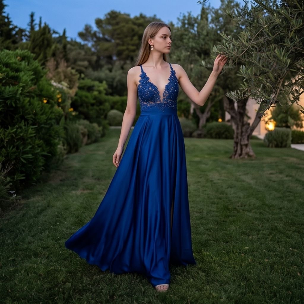 Vestido Gema azul