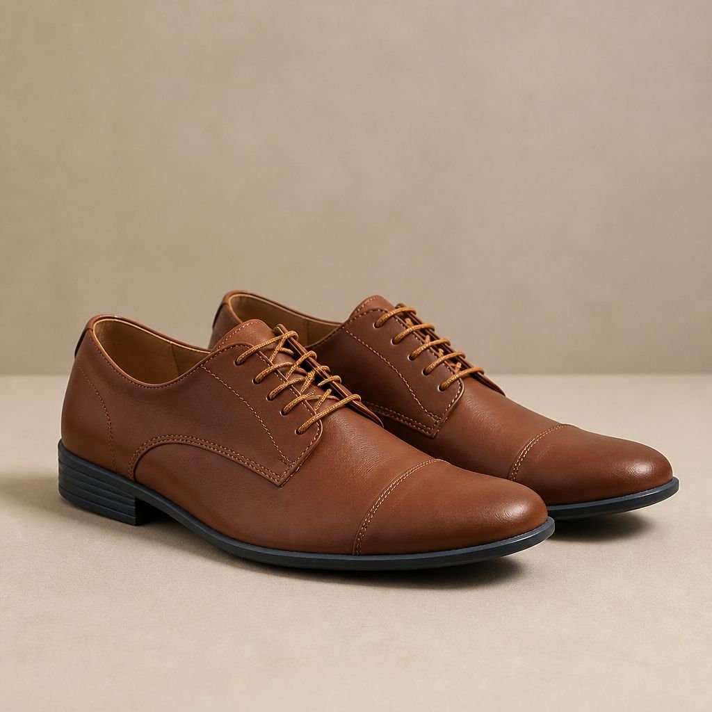 Zapato Burdeos camel